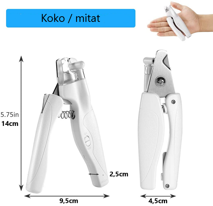 Paws & Son™ Safeclip – Veilige Nagelknipper met Licht