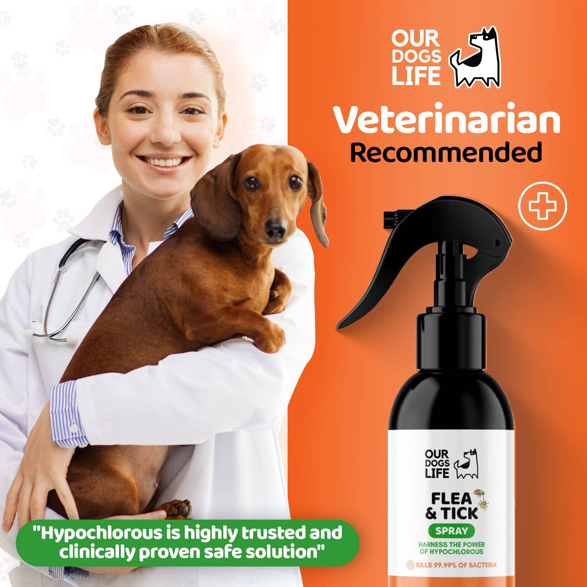 Vlooien- en Tekenspray voor Honden