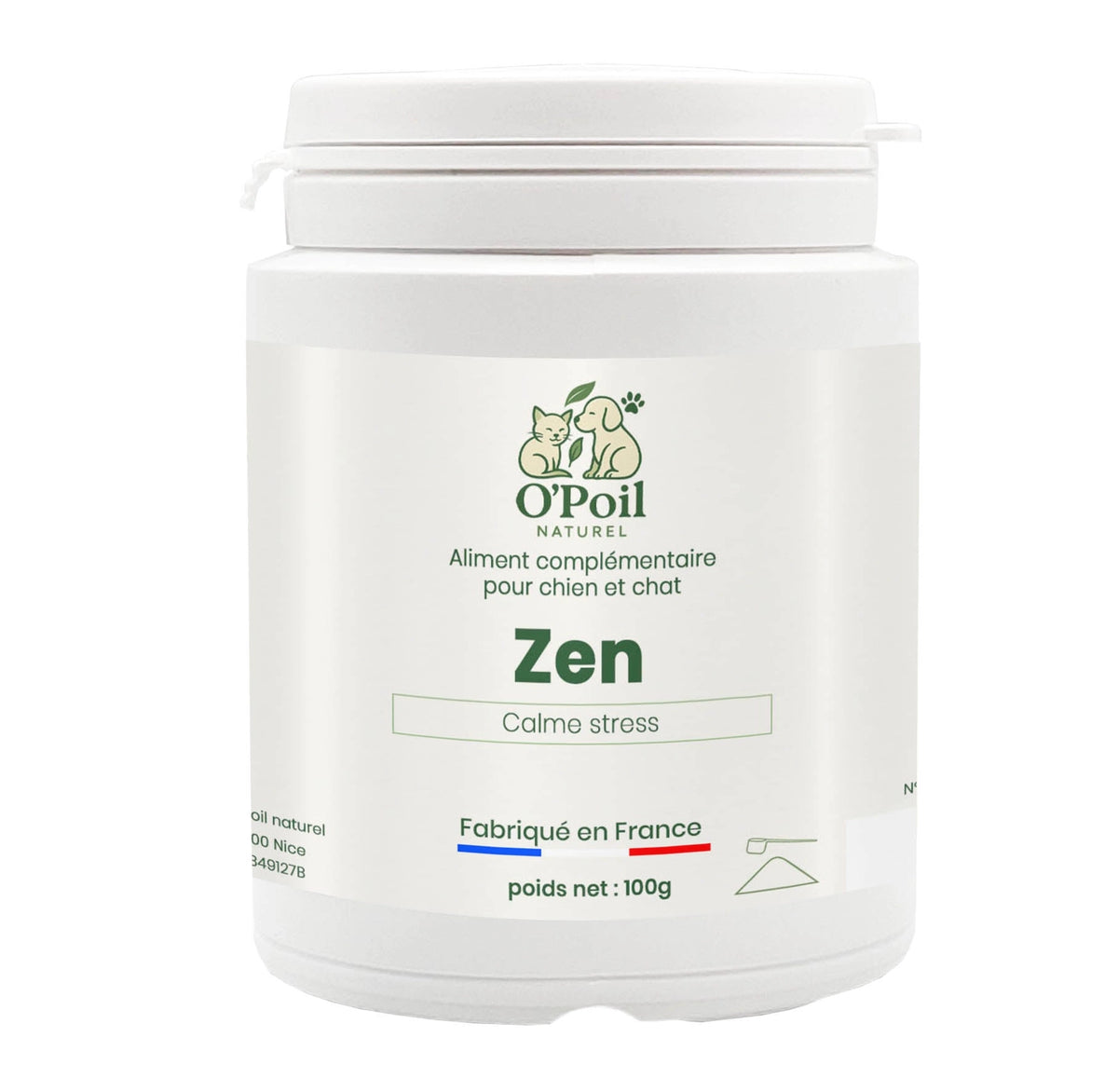 Zen Calming Powder for Dogs & Cats — Natural Stress & Anxiety Support